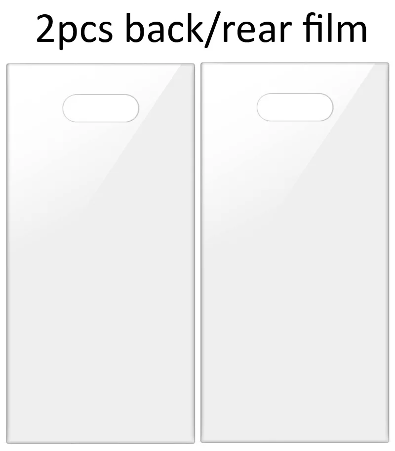 2pcs rear film Imak Гидрогелевая пленка 3 III для razer Phone 2 Phone2 Задний Передний Задний экран защитный прозрачный олеофобный - Цвет: 2pcs rear film