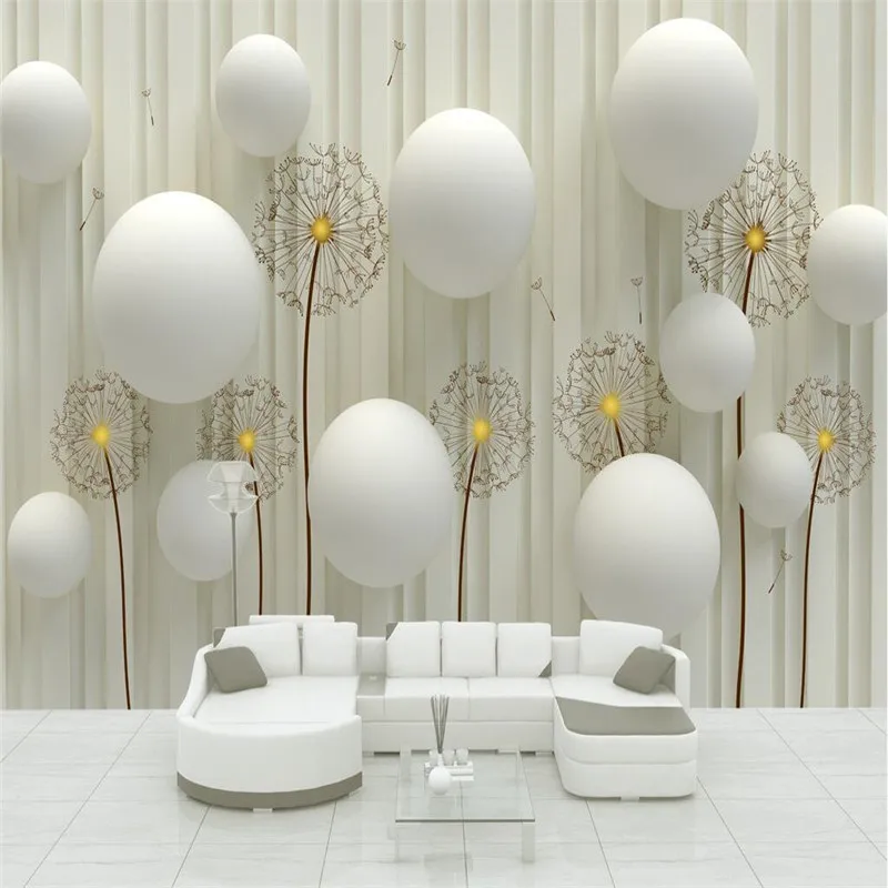 beibehang 3d Wallpaper Stereo European Living Room Sofa Backdrop Wall Paper Modern Minimalist Bedroom painting | Обустройство дома