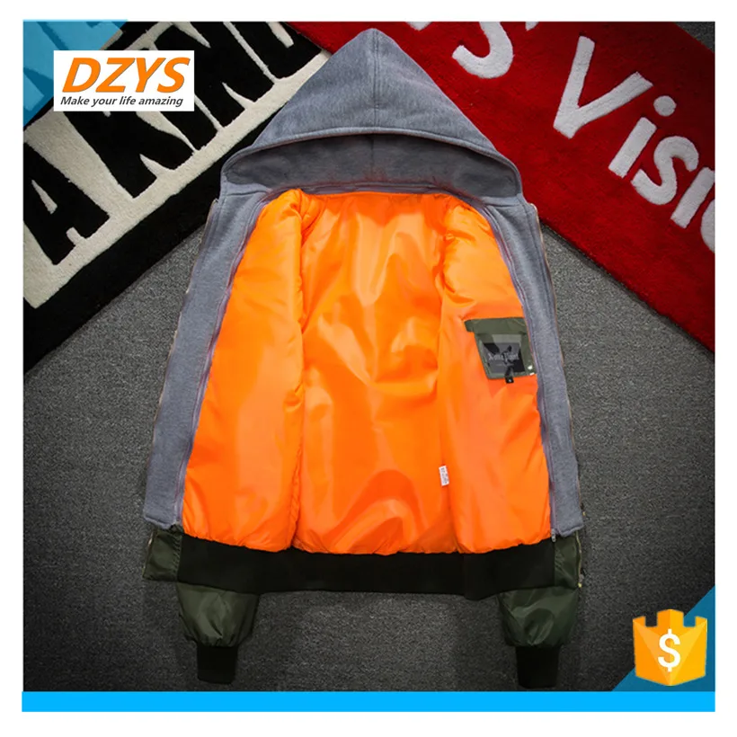 

DZYS-JF jacket men and women thickening hooded lovers coat autumn and winter tide baseball uniforms coat