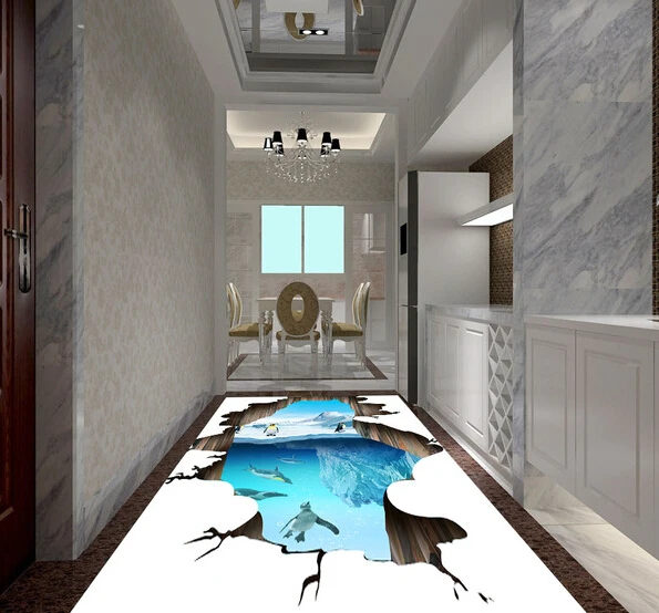 DIY design 3d mural ceramic tile background decorate floor |