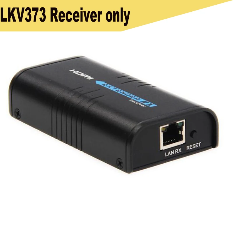 LKV373 V2.0 HDMI удлинитель IP/TCP по cat5e/6 до 120 м(только приемники) Поддержка 3D и full HD1080 - Цвет: LKV373 Receiver only