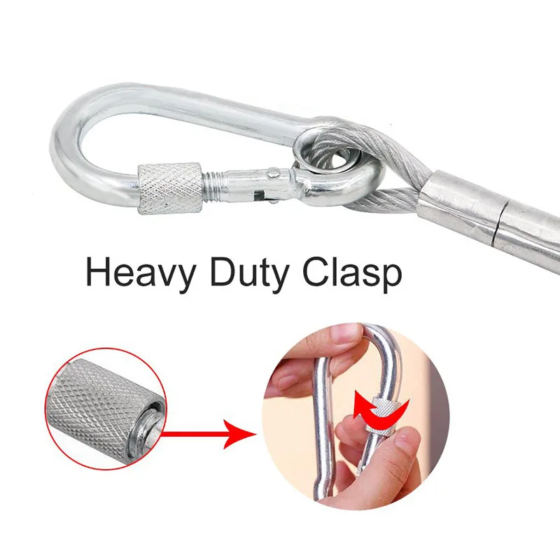 Поводок для домашних животных сверхмощный поводок альпинизма собак карабинный