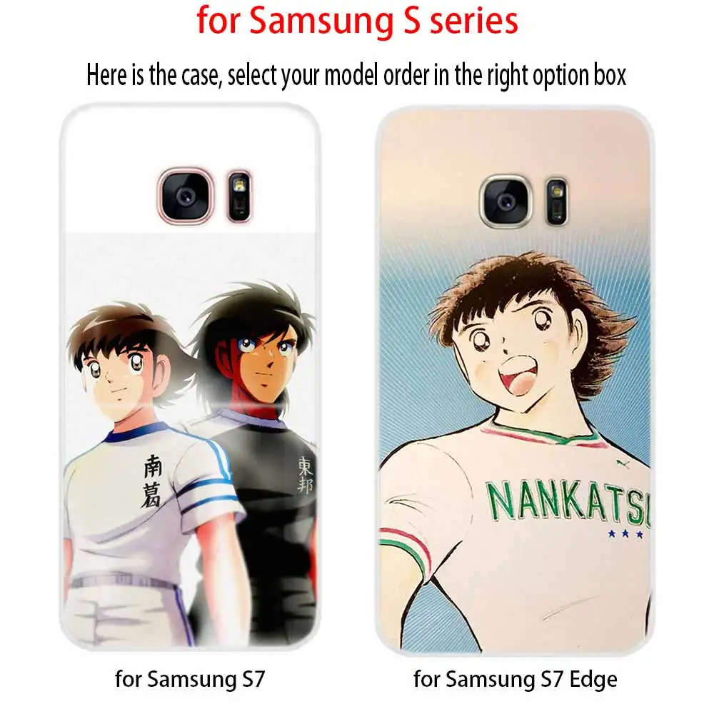 Чехол для Samsung Galaxy S8 S9 S10 S20 S21 Plus Uitra Lite Ultra Cover S10E S7 Edge Captain Tsubasa Ozora Genzo football|Бамперы| |