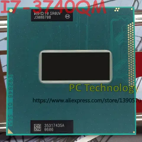Оригинальный процессор Intel Core I7-3740QM I7 3740QM SR0UV, процессор FCPGA988 2,70 ГГц-3,70 ГГц, L3 = 6 м, четырехъядерный, бесплатная доставка