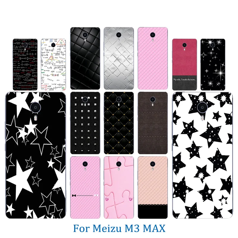 Soft Silicone Phone Case For Meilan Max Meizu M3 MAX Fashion 6.0 inch back Cover Skin UltraThin Colorful Pattern Protector Shell |