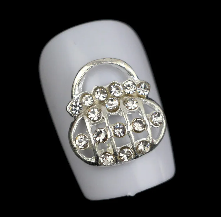 34 to 37 # nail polish accessories wholesale silver AB pearl bow drill/bag | Красота и здоровье