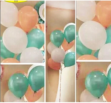 30 граф 10 &quotсмешанный мятно зеленый персиковый белый латексный воздушный шар