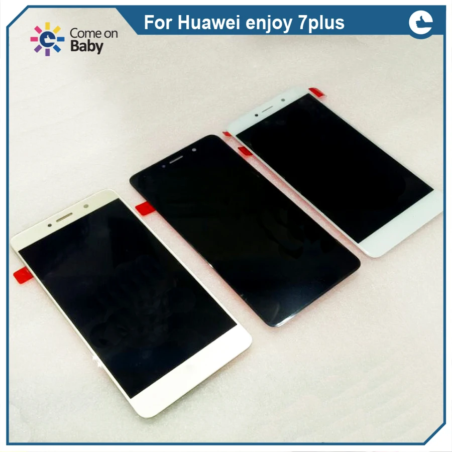 100% протестированный ЖК-дисплей 5 дюйма для Huawei enjoy 7 plus + дигитайзер сенсорного