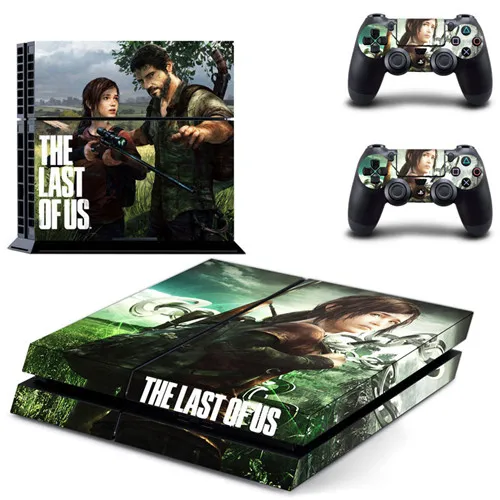 GYTM0043 Игра последний из нас PS4 Кожа Наклейка для sony playstation 4 консоли и 2 контроллеров PS4 скины наклейки s винил - Цвет: GYTM0043