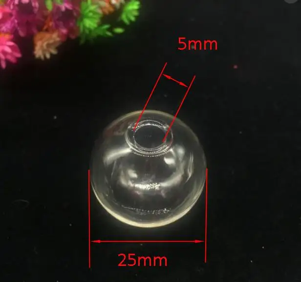 Пустые круглые стеклянные флаконы 20 шт. 25 мм для ювелирных изделий сделай сам|glass