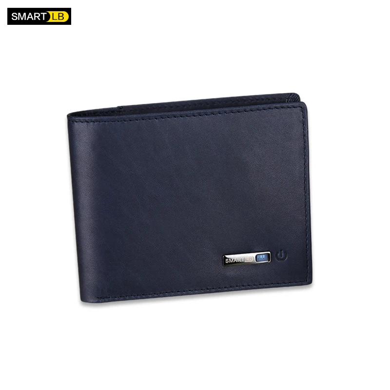 Мужской умный кошелек SMARTLB из натуральной кожи с защитой от потери Bluetooth GPS