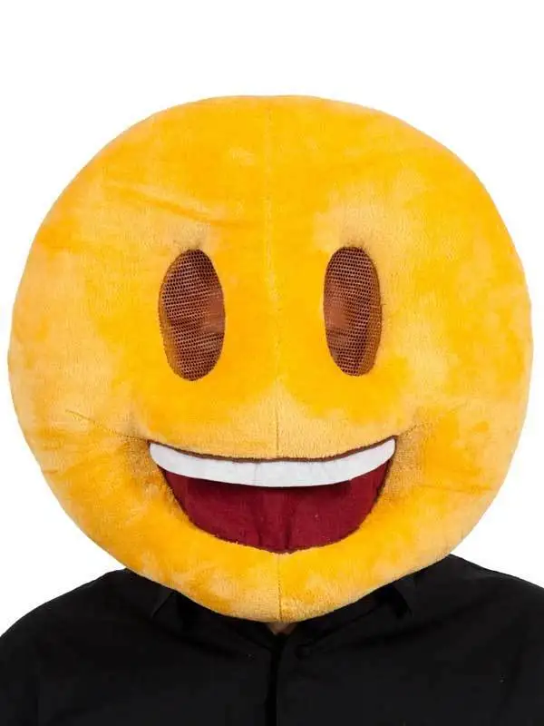 Teddy bear smiling face mascot adult costume clothing spending big head animal masks | Тематическая одежда и униформа