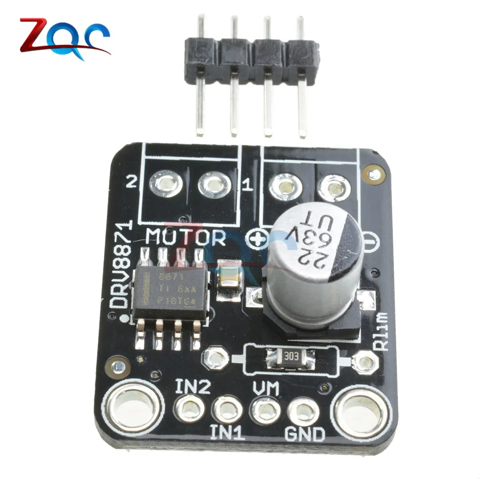 DRV8871 H Bridge щеточная плата прерывателя двигателя постоянного тока для Arduino PWM Control