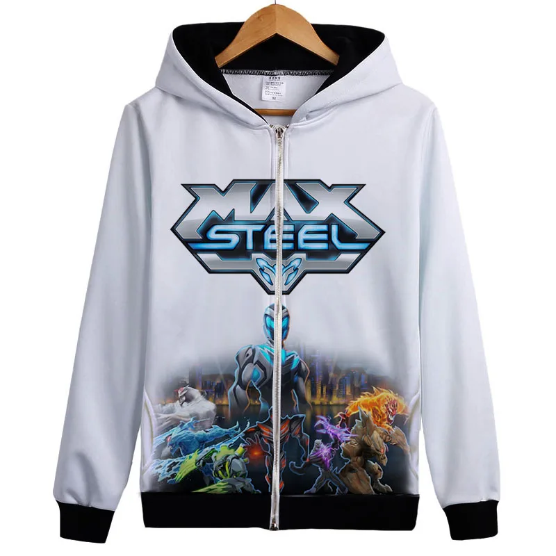 Толстовка с капюшоном Max Steel Iron Knights модное Брендовое Новое повседневное пальто