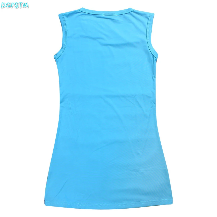 Тролли девочек платье имитация печати на бретелях для вечерние Моана Белый