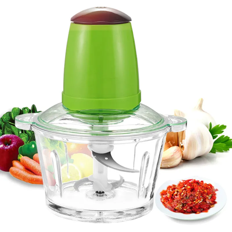 

Мясорубка, 1 л, домашняя электрическая многофункциональная коммерческая машина для приготовления чеснока и пюре