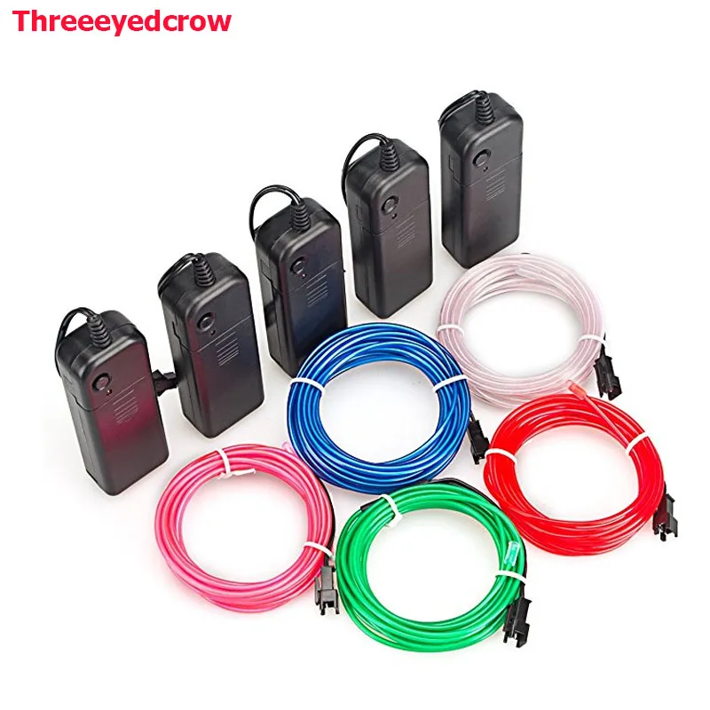 Гибкая неосветодиодный светодиодная лампа комплект из 5 неоновых проводов для