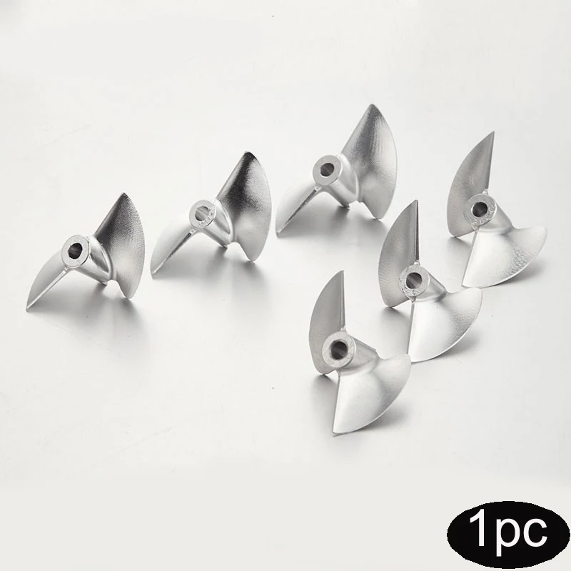 

1PCS Model Electric Boat Propellers Aperture 4.76mm 2 Blades Paddle Dia 40/42/45/48mm Pitch 1.9 Metal Positive Negative Props