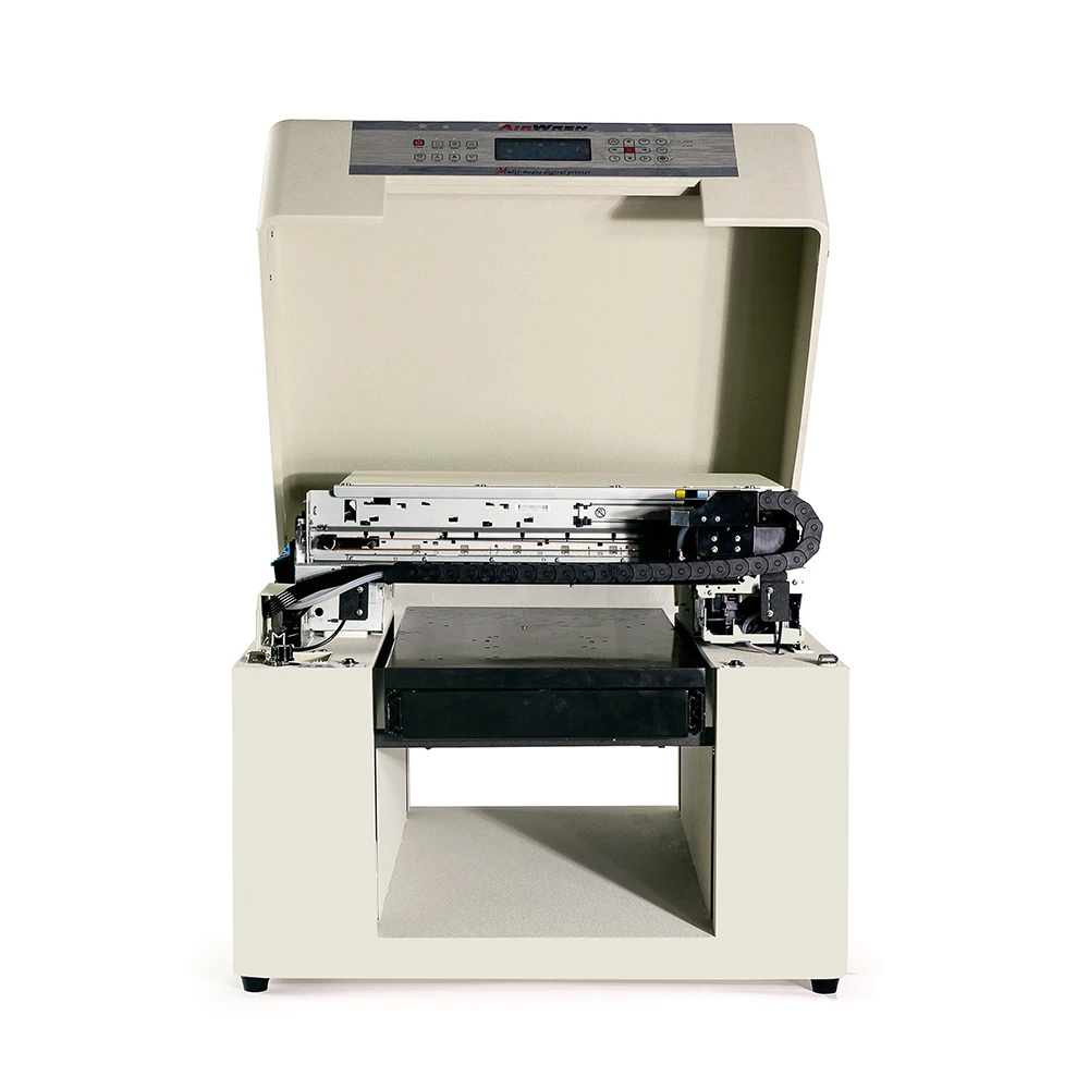 Print cylinder directly airwren white AR-LED Mini4 add height and lenght transparent glass printing machine uv printer