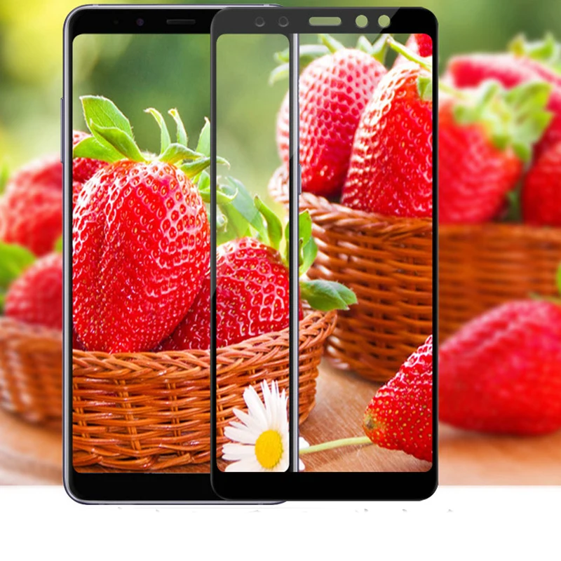 9D Полный Клей закаленное стекло для samsung Galaxy A6 Plus A8 2018 A 6 8 A6plus A8plus A82018 Защитная