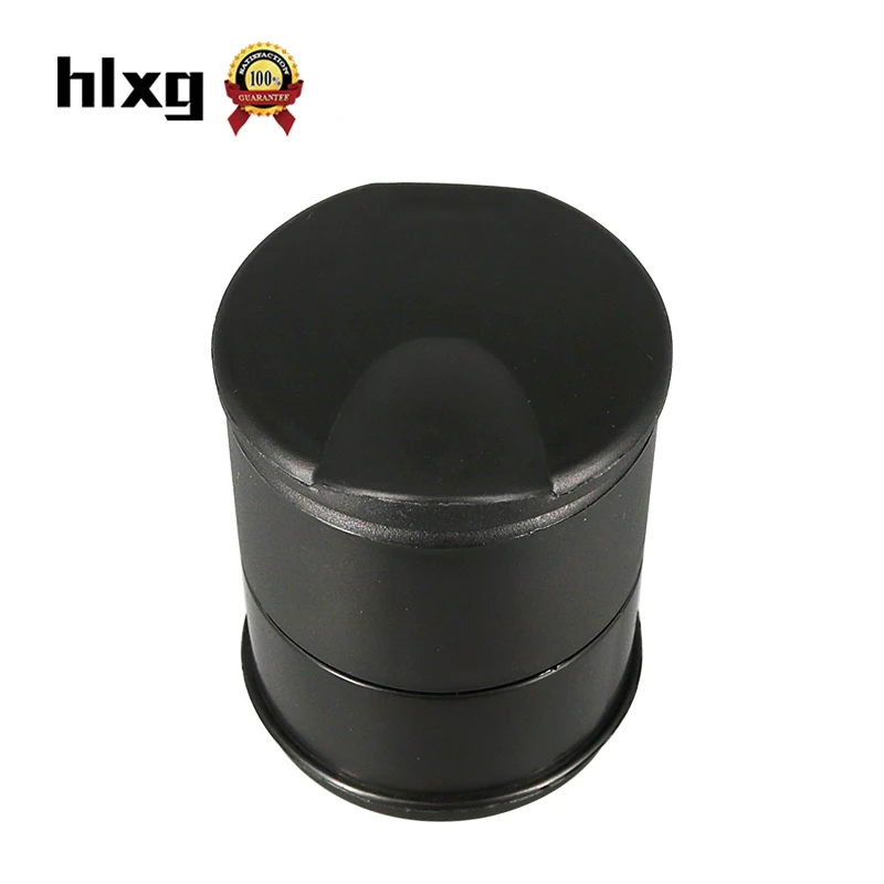 Hlxg пластмассовая пепельница портативная светодиодная автомобильная