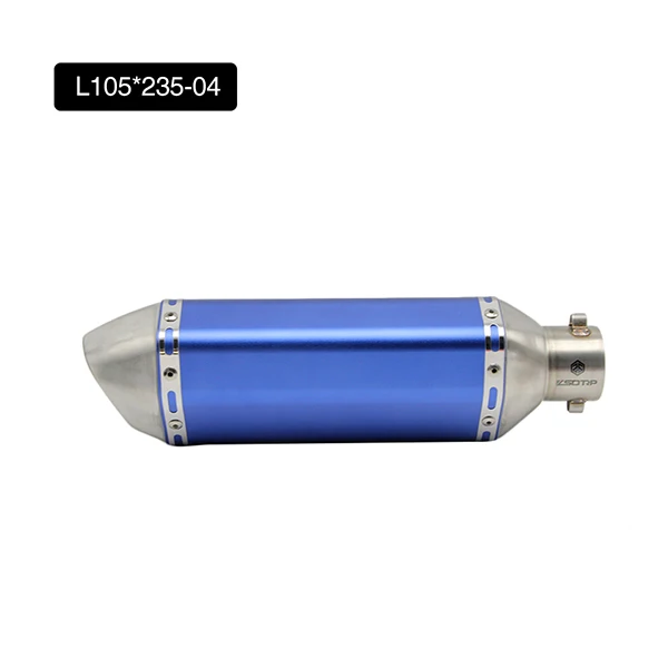 L105 235-04 Alconstar 51 мм универсальный модифицированный Akrapovic мотоциклетный глушитель DB Killer Street Pit Dirt Bike для Honda Kawasaki slip on - Цвет: L105 235-04