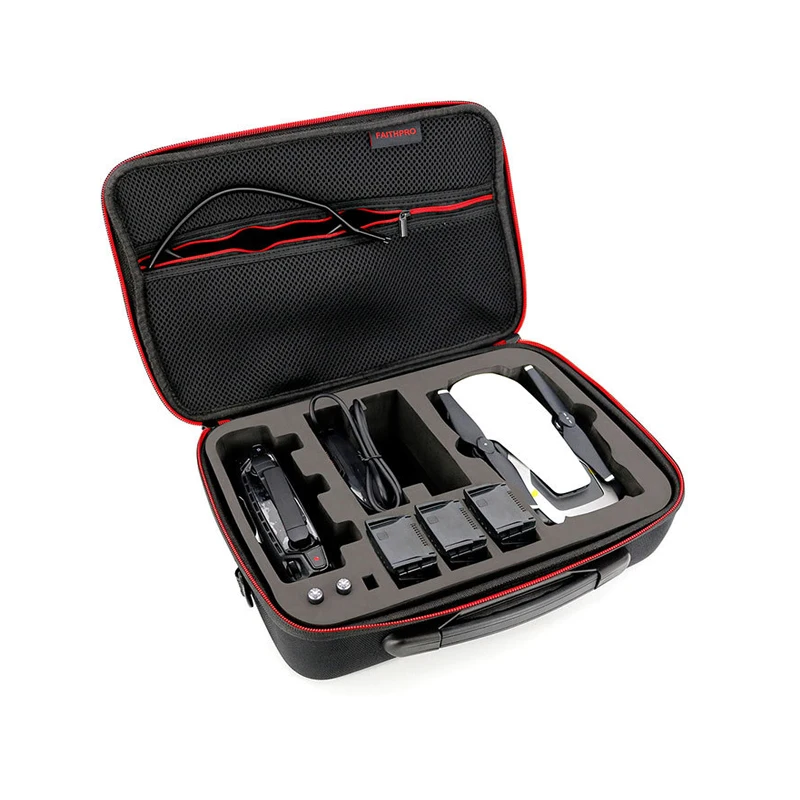 

mavic air Spare Parts case Single Shoulder 4 Batteries Battery Bag Hard shell box For DJI mavic air drone Accessories