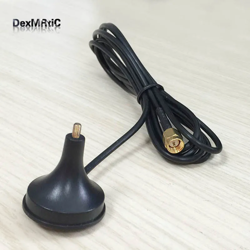 

3G GSM antenna 3dbi with SMA male connector magnetic base 1.5m cable for 3G wireless router #1