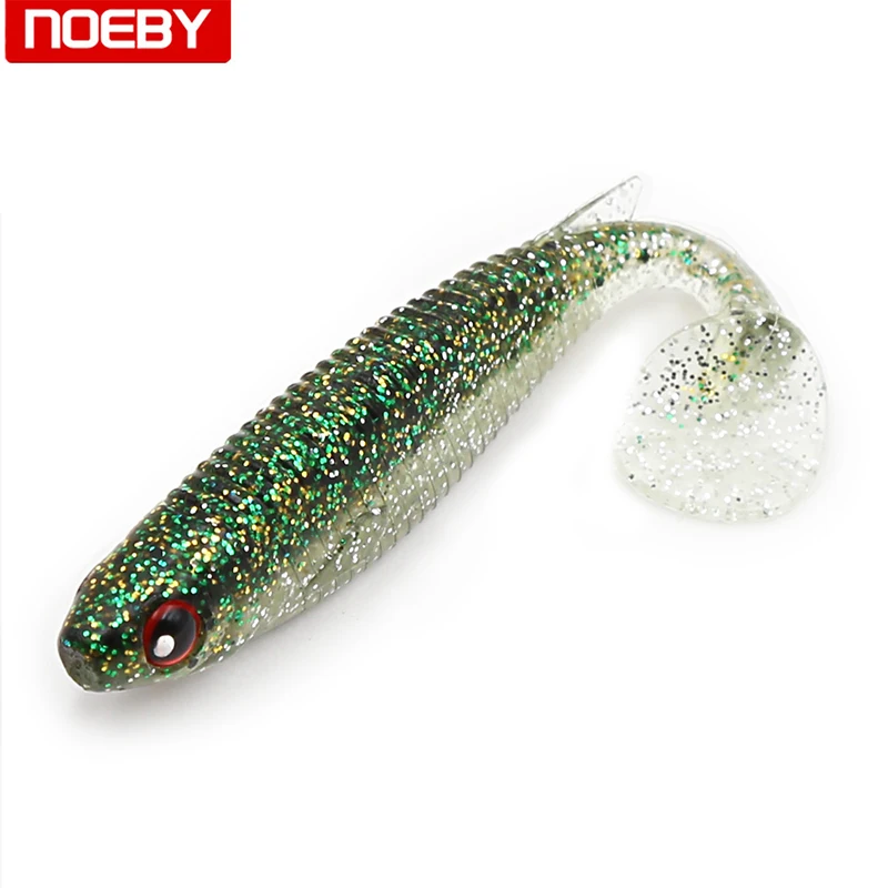 NOEBY Горячая 10 см Pesca искусственная Мягкая приманка силиконовая резина рыболовные снасти Grub искусственные рыболовные приманки S5485