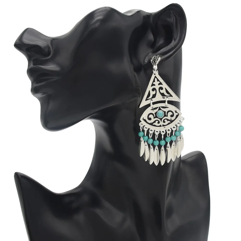 Оптовая продажа 2 цвета этническое ожерелье серьги ювелирные наборы тибетские