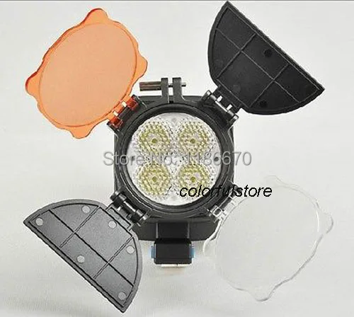 Pro 5005 4 световых шариков Светодиодная лампа для видеосъемки 5500 K-6500 K Canon Nikon Pentax Sanyo