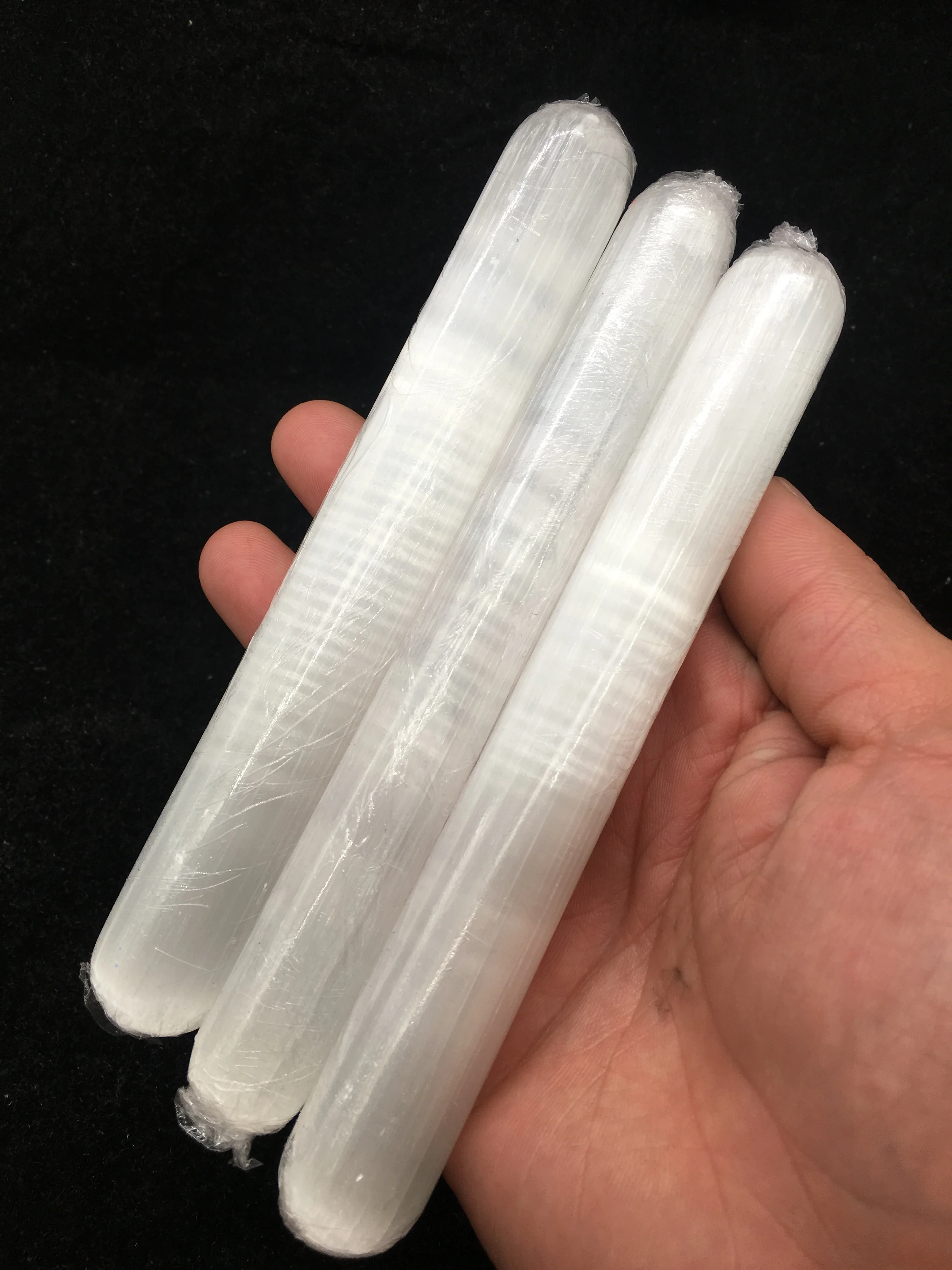 15 см натуральный кварцевый кристалл selenite wand point рейки лечение для женщин