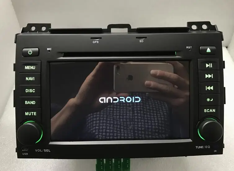 BYNCG " 2 Din dvd-плеер для TOYOTA Land cruiser PRADO 120 2002-2009 gps навигация в тире автомобильный ПК Стерео ТВ Карта - Цвет: NO GPS
