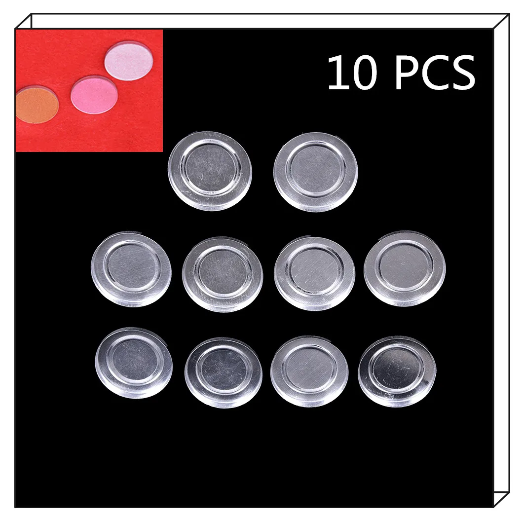 10Pcs 26.5mm Empty Aluminum Cases DIY Cosmetic Pans For Eyeshadow Makeup Tool Fashion Container Palette Case | Красота и здоровье