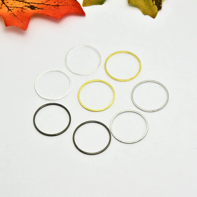 100 шт. 20 мм Металлические круглые соединители серьги/Подвески Аксессуары сделай