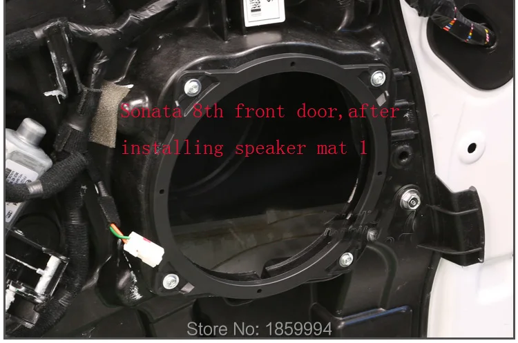 FOR Hyundai SantaFe Sonata 8th 9th elantra tucson front and rear door solid Speaker mat Adapter Plates 6.5