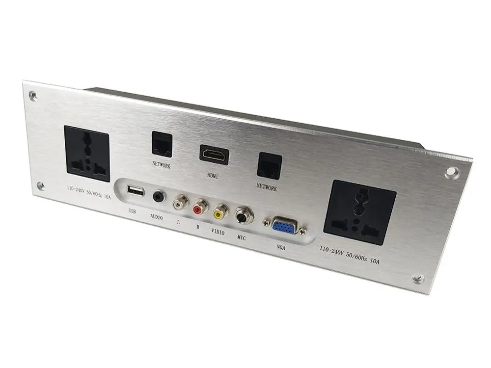 Настенная розетка HD HDMI VGA USB Сеть RJ45 Видео информационная Выходная