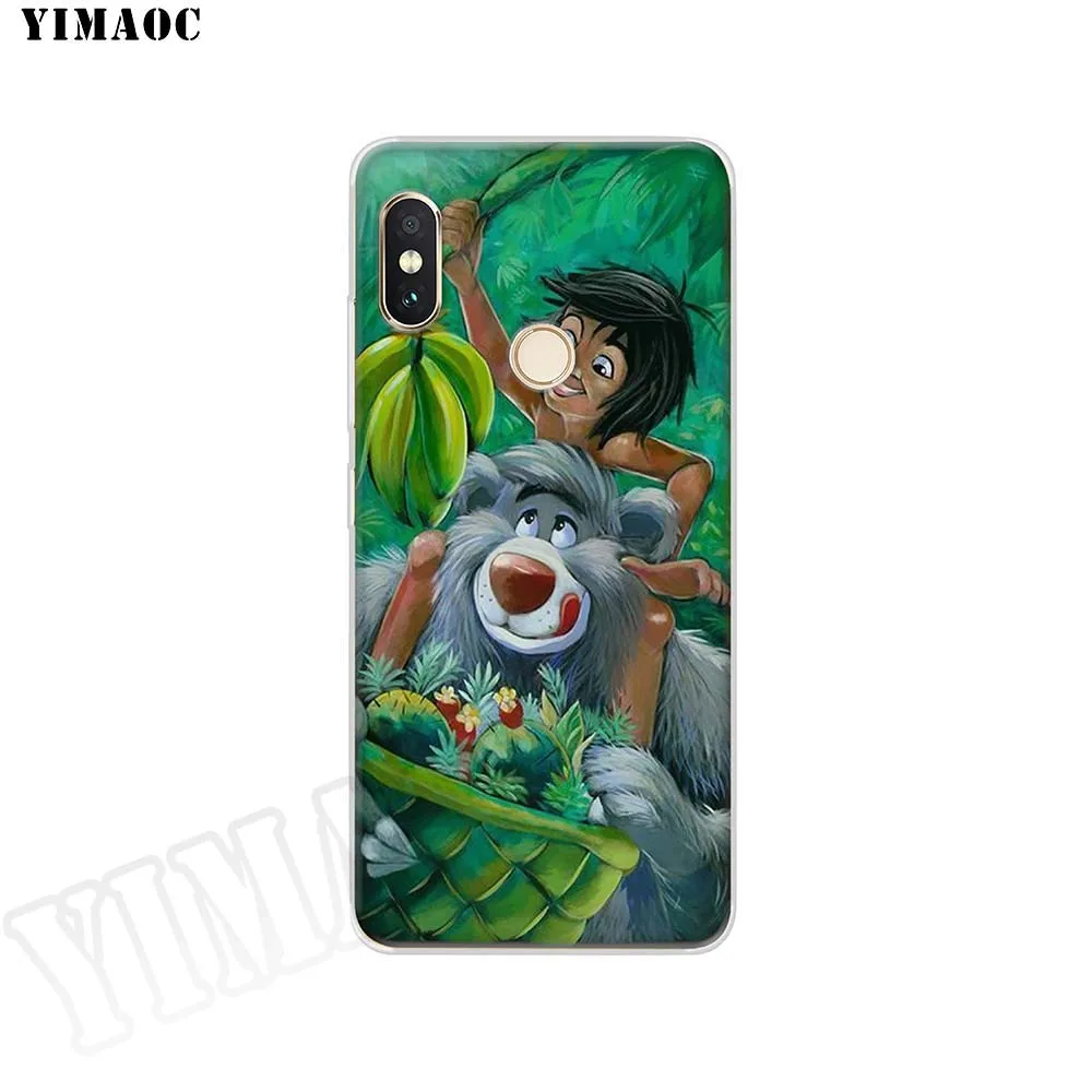 YIMAOC The Jungle Book Mowgli Soft Silicone Case for POCOPHONE F1 Xiaomi Redmi Note 6 7 Pro 6A Mi 8 Lite TPU Cover |