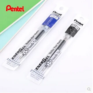 12pcs/lot Japan premium quick drying needle tip 0.5mm gel pen refill high quality smoothly writing roller Pentel LRN5 | Канцтовары для