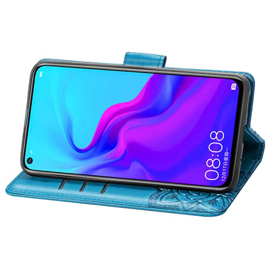 Чехол-кошелек с откидной крышкой для Huawei Nova 3i чехол 4 из искусственной кожи