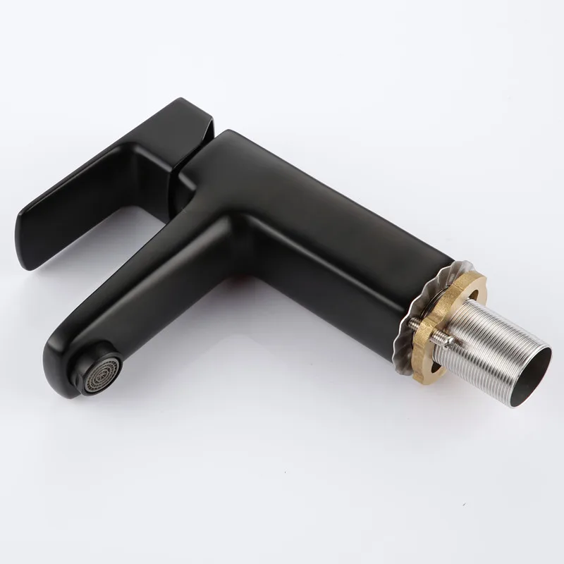 Патентный дизайн латунный кран для раковины с одним отверстием матовый