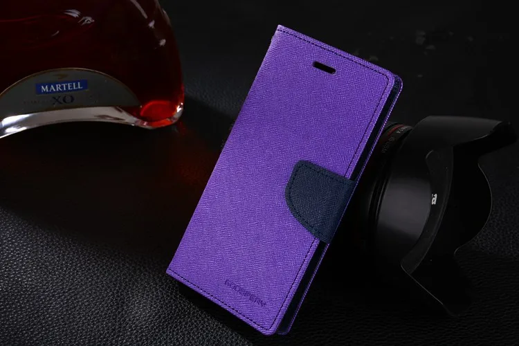 Чехол-бумажник Goospery из искусственной кожи с откидной крышкой, для Samsung Galaxy J3, J5, J7 года, европейская версия, популярный цветной Чехол-кобура с отделением для карт