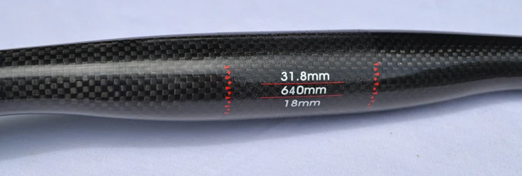 3k Углеродное волокно руль для горного велосипеда mtb части плоская планка 31 8 мм