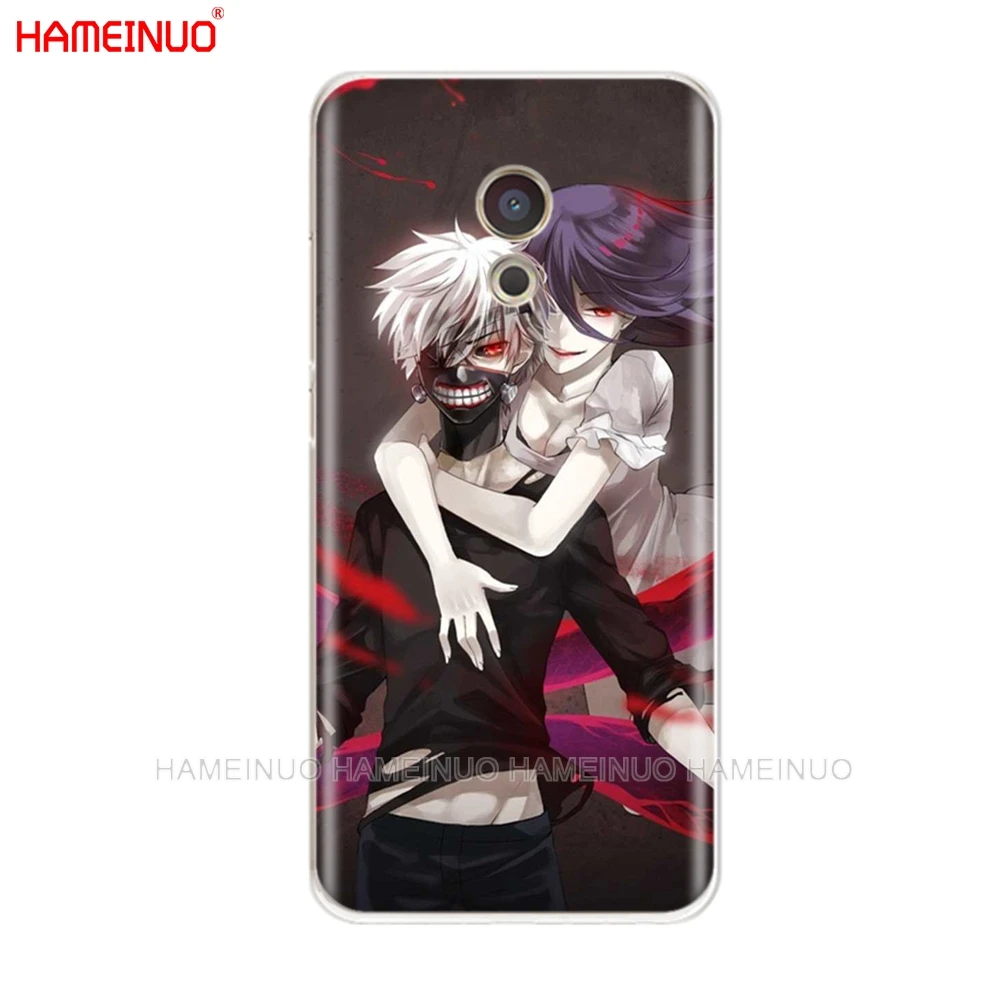 HAMEINUO анимэ Tokyo Ghoul для косплея канеки кэна, крышка чехол для телефона для Meizu M6 M5 M5S M2 M3 M3S MX4 MX5 MX6 PRO 6 5 U10 U20 note plus
