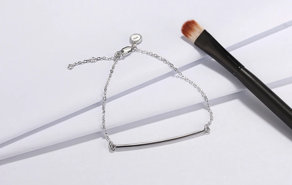ORSA JEWELS, женские браслеты из настоящего серебра 925 пробы, длинный браслет с застежкой "Лобстер-коготь", элегантный браслет, модное ювелирное изделие, подарок SB27