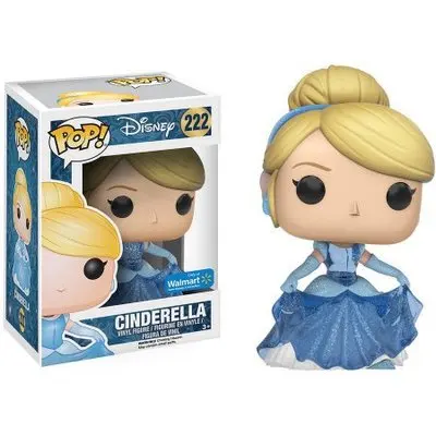 Funko pop Ариэль Рапунцель Золушка Тиана Фигурки ПВХ Модель Коллекция подарок - Цвет: 222 CINDERELLA