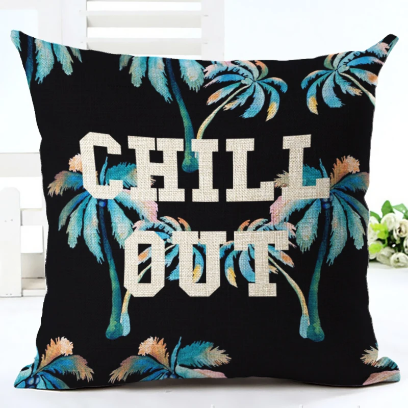 2016 новое поступление в западном стиле серая Подушка с буквенным принтом Almofadas