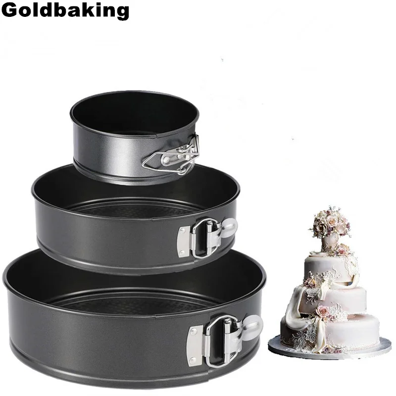 Springform сковорода набор 3 шт разъемная форма для торта Форма из углеродистой стали