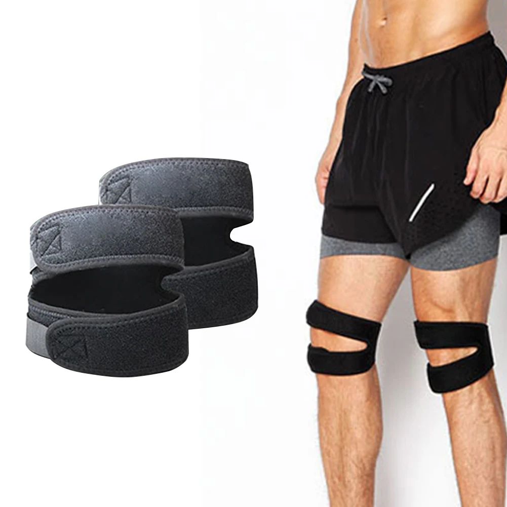 Adjust Open Knee Patella Support Strap Protection Padded Wrap Band Protector for Outdoor Sports Protective Gear | Спорт и