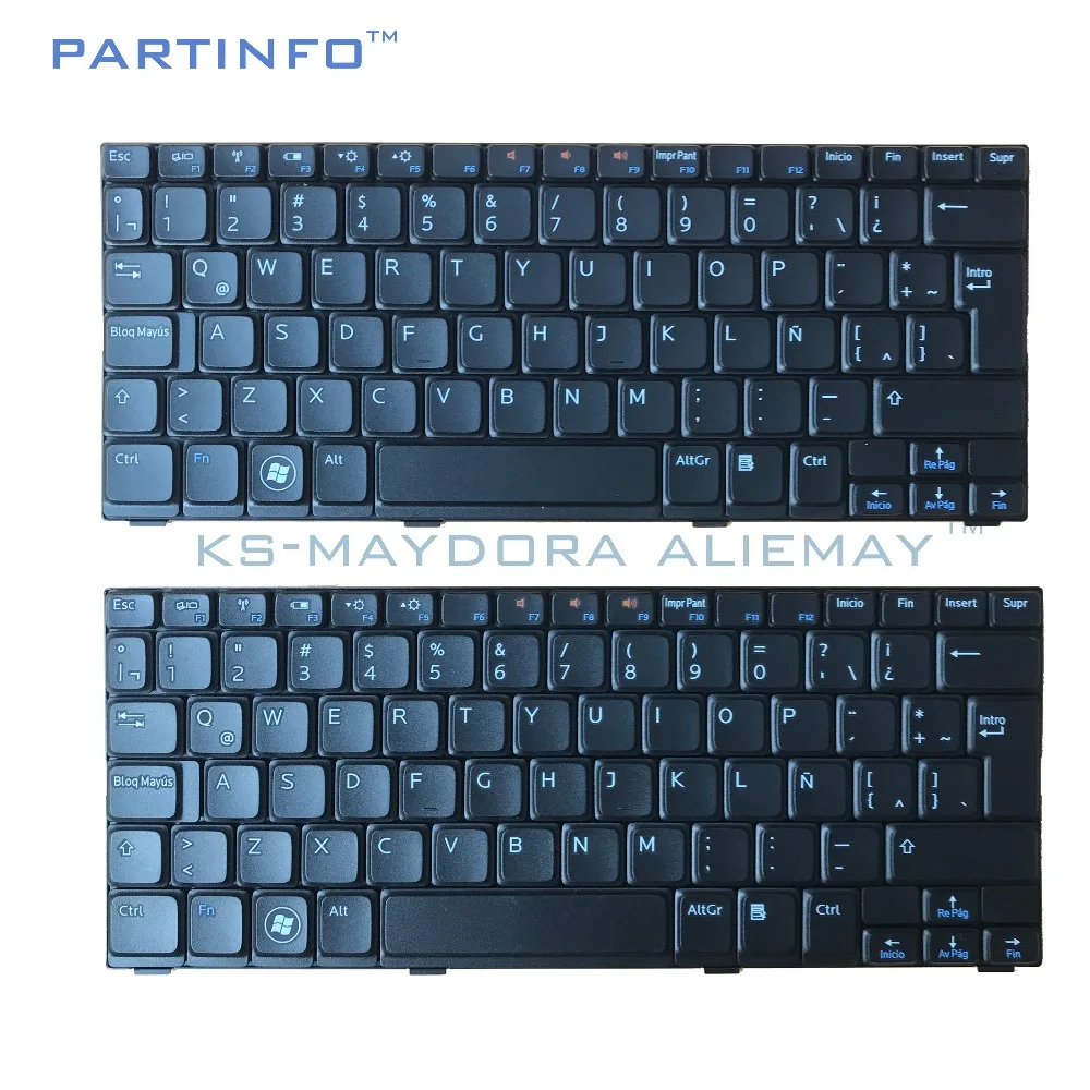 Абсолютно новая Оригинальная клавиатура для ноутбука DELL Inspiron mini 1018 1012 1014 P04T LA